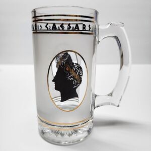 Vintage Caesars Palace Casino Beer Stein Frosted Mug Las Vegas